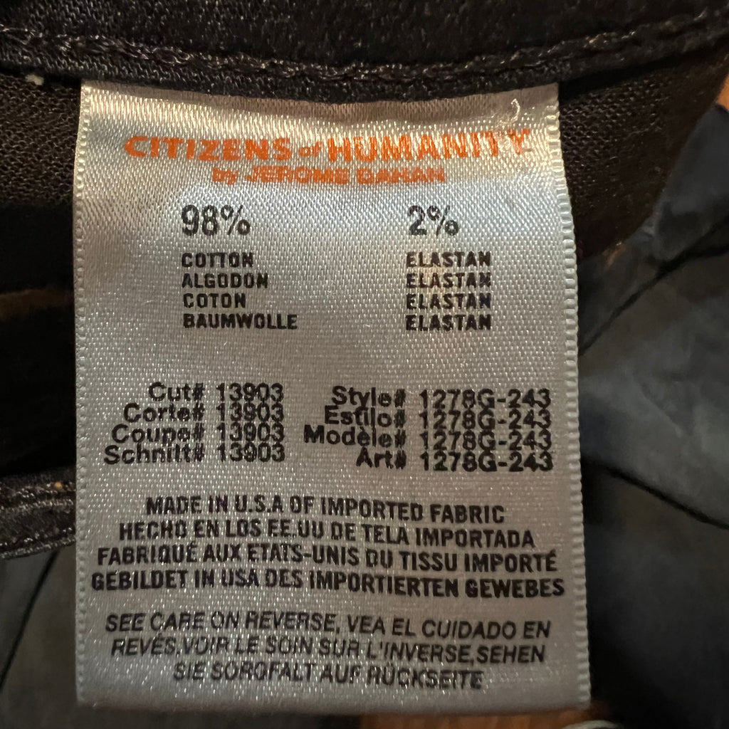 Citizens of Humanity Ava High Waisted Jeans - Size 29