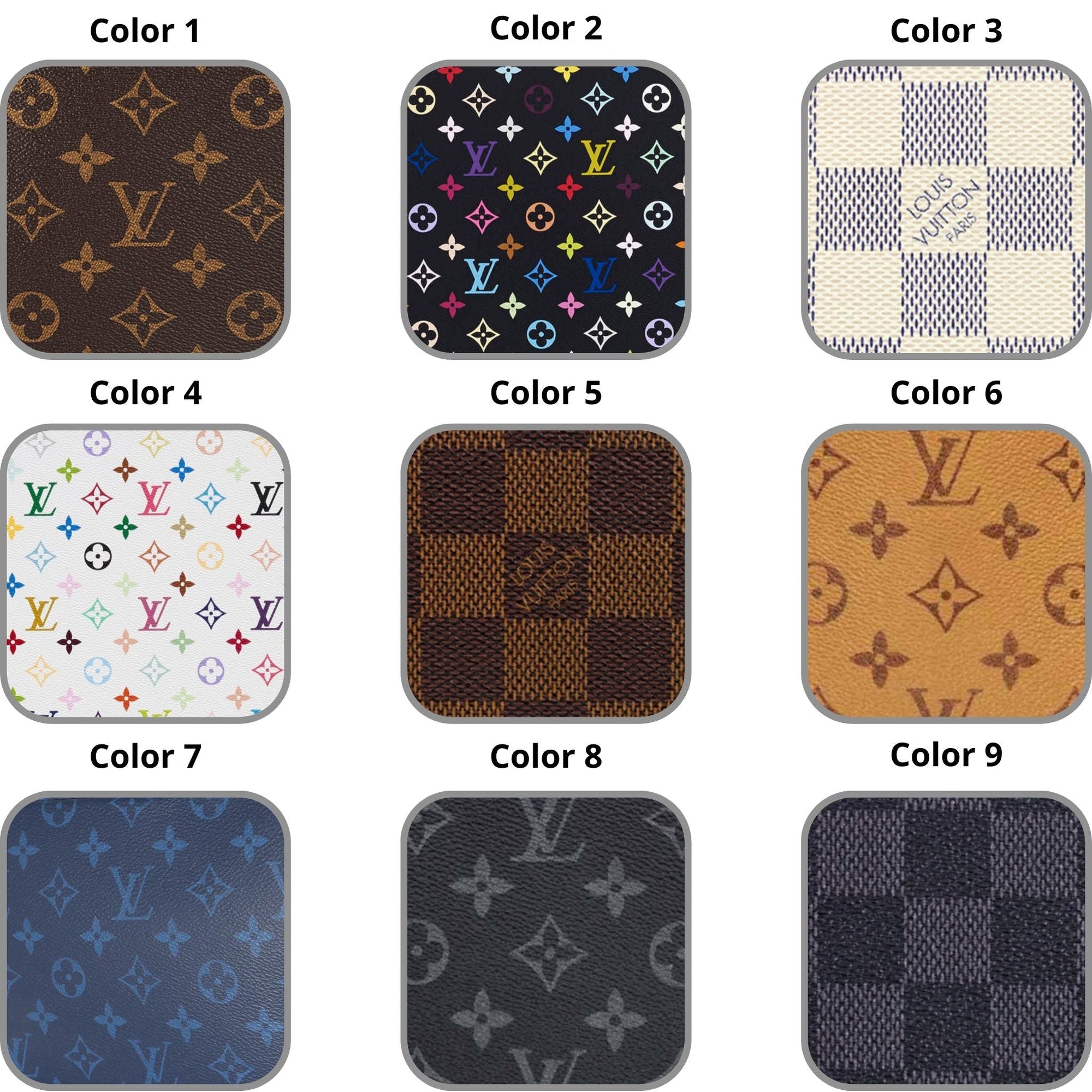 Authentic Upcycled Louis Vuitton Canvas iPhone Wallet Case