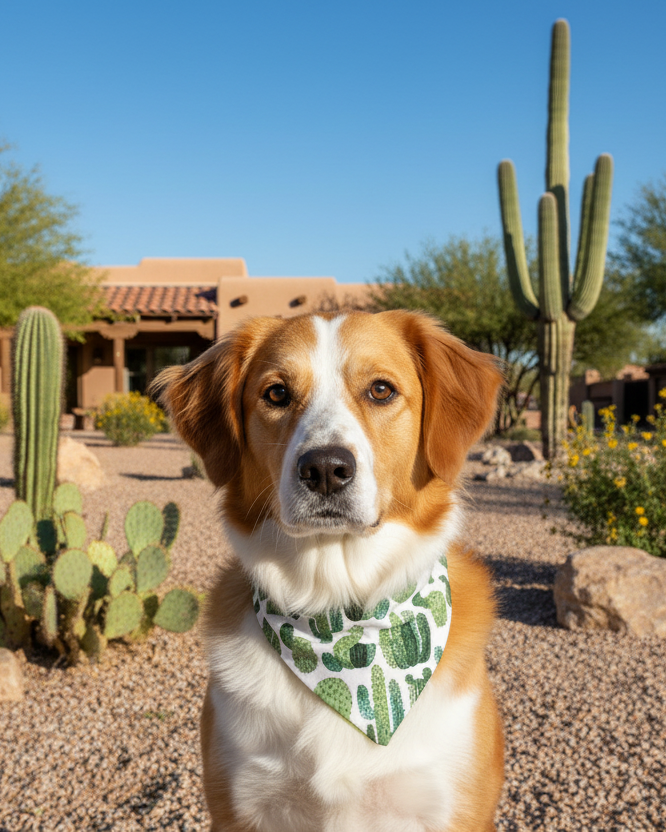 Cactus Dog Bandana