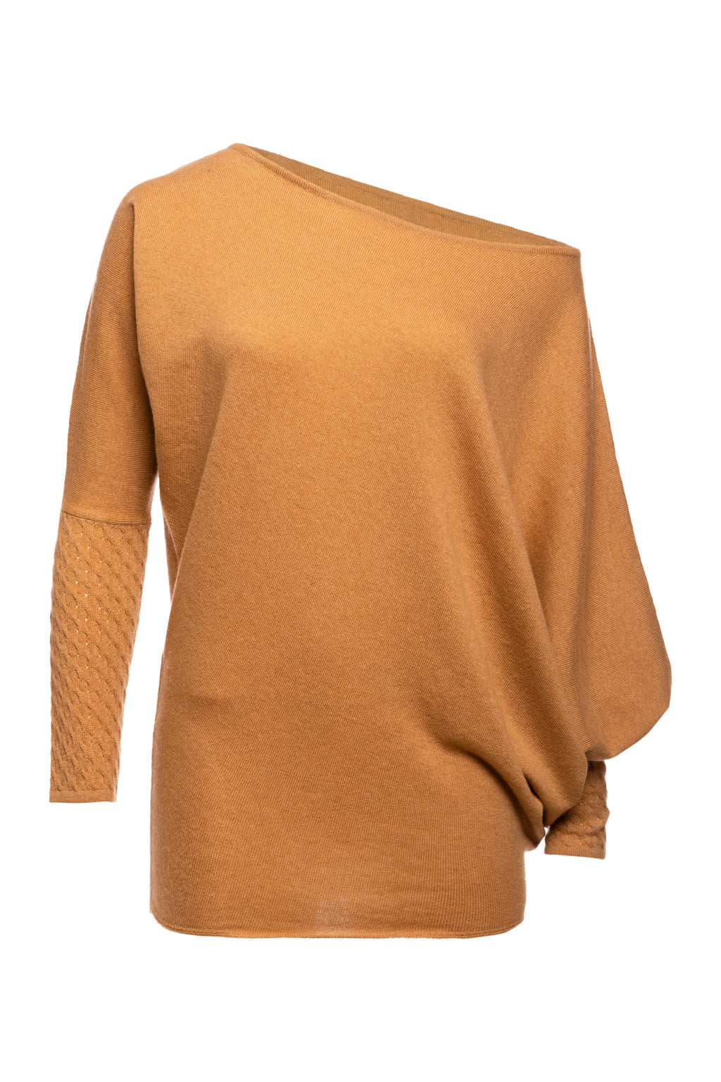 Jewel Asymmetric Boat Neck Top