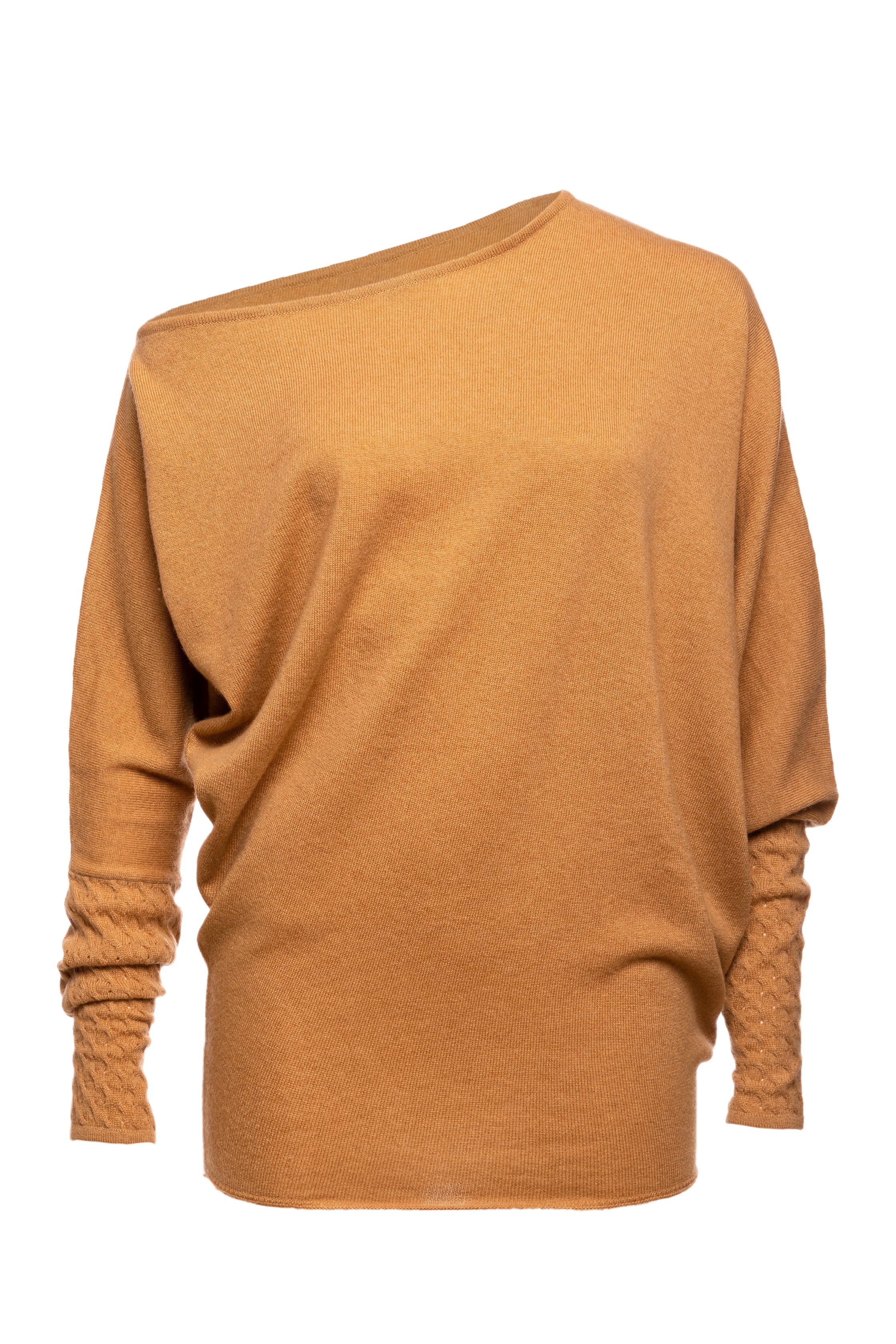 Jewel Asymmetric Boat Neck Top