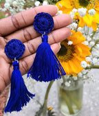 Circle Tassels Earrings-4