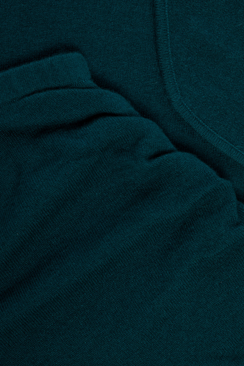Agate Cashmere Asymmetric Midi Skirt