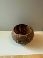 Natural Coconut Shell Bowl – Ideal for Candle Making or Rustic Home Decor