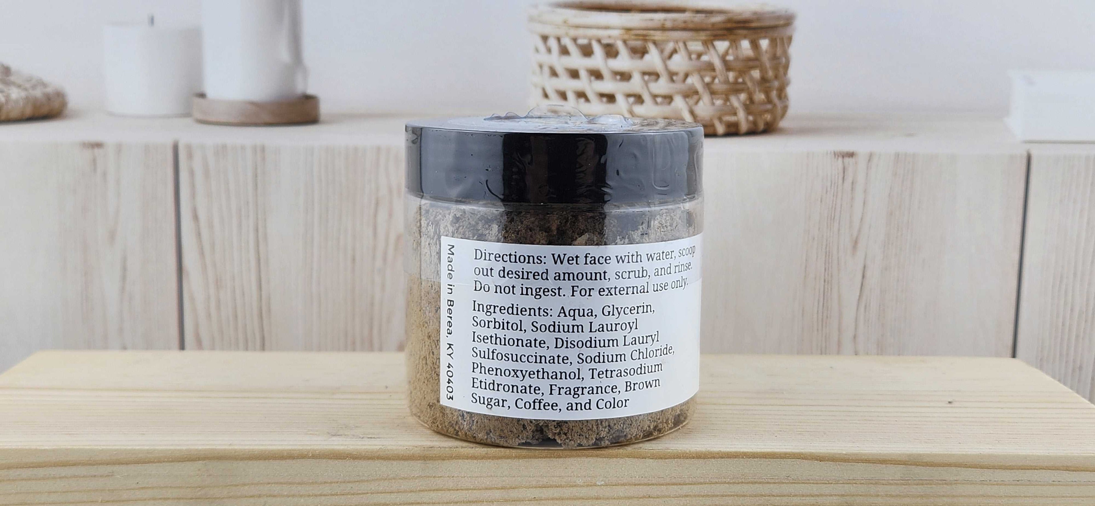 Coffee Lovers Coffee Sugar Scrub for Face + Body