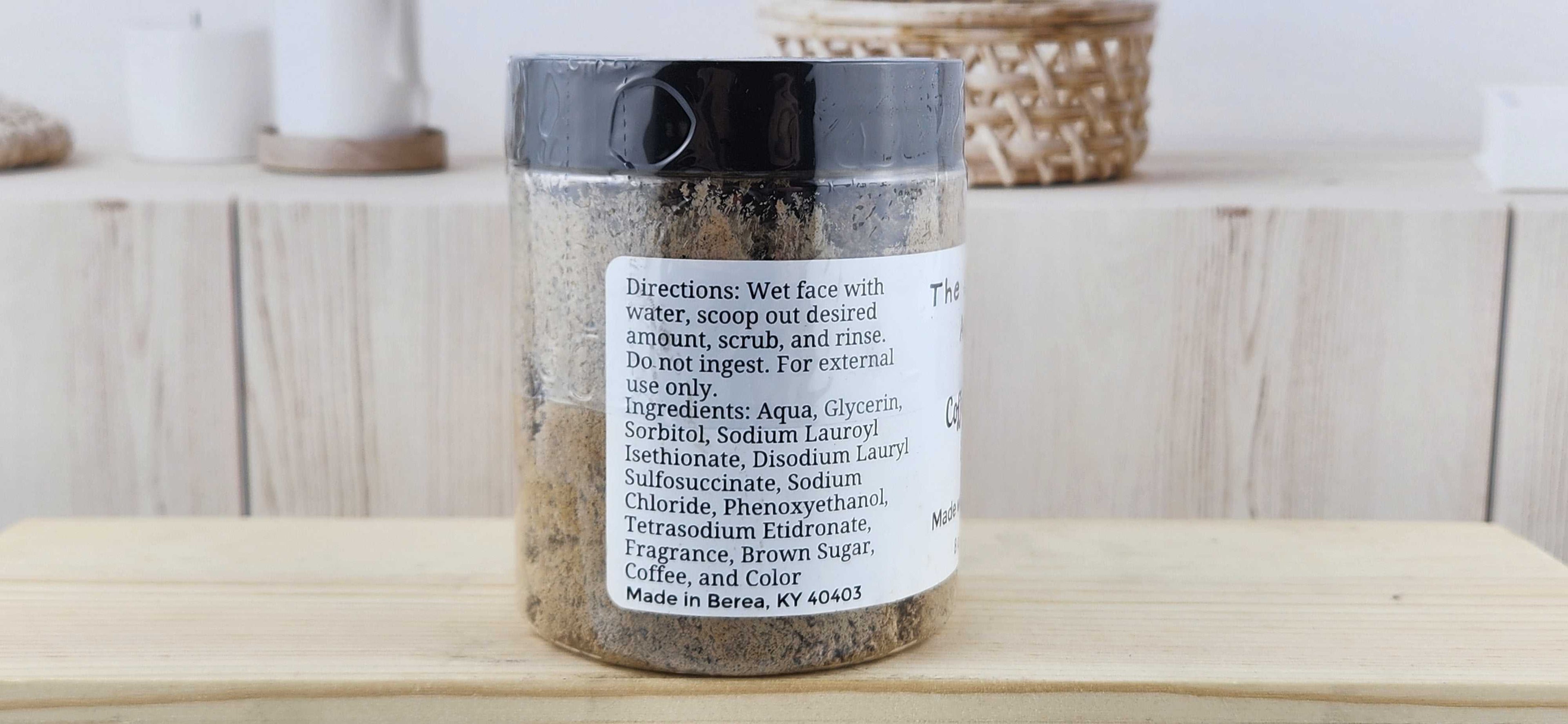 Coffee Lovers Coffee Sugar Scrub for Face + Body