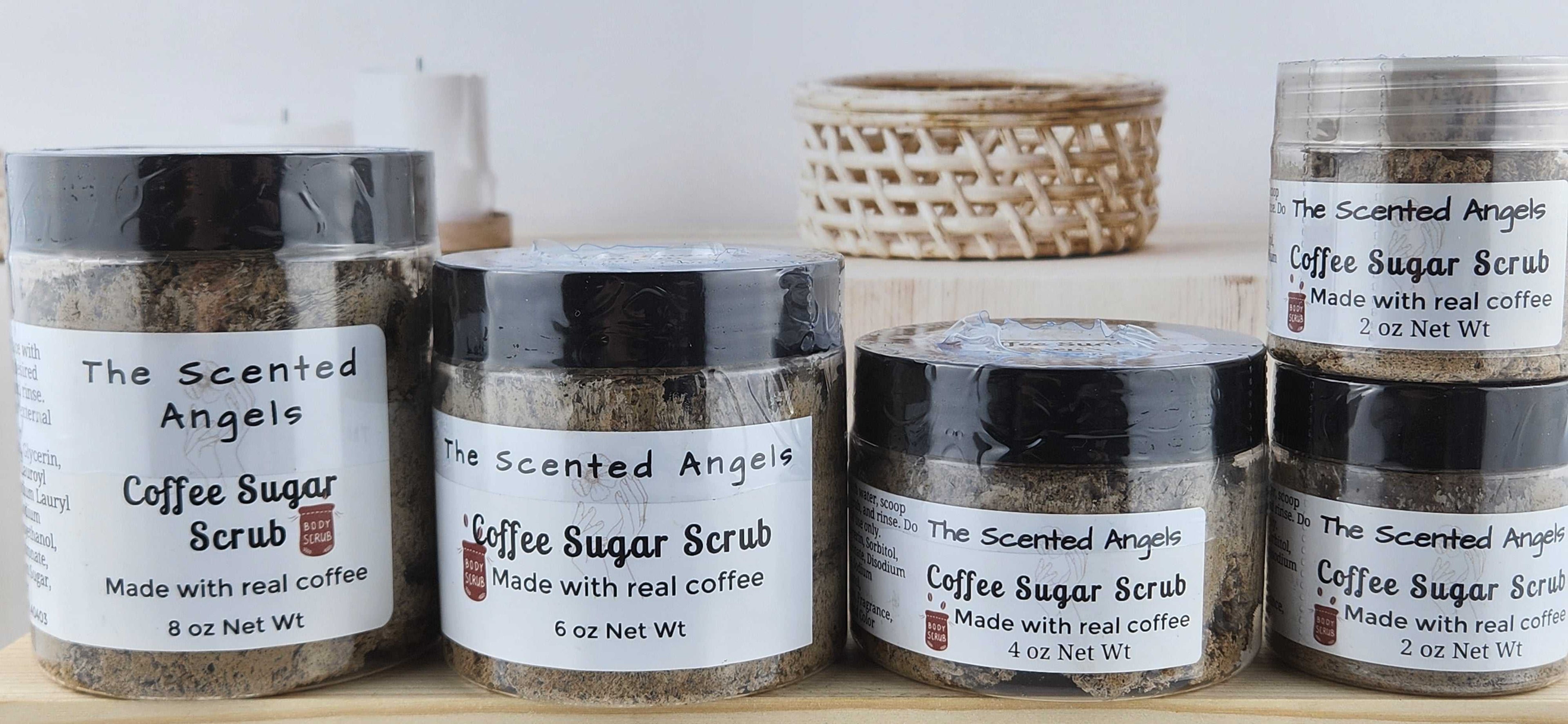 Coffee Lovers Coffee Sugar Scrub for Face + Body