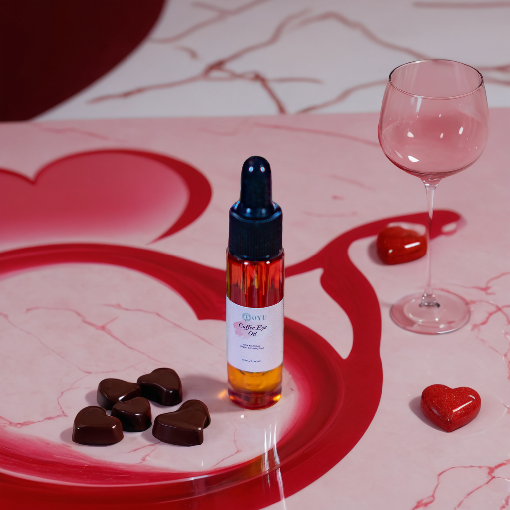 Organic Coffee Bean Eye Oil by Oyu Botanica – Lightweight, Hydrating, Puffiness Reducer