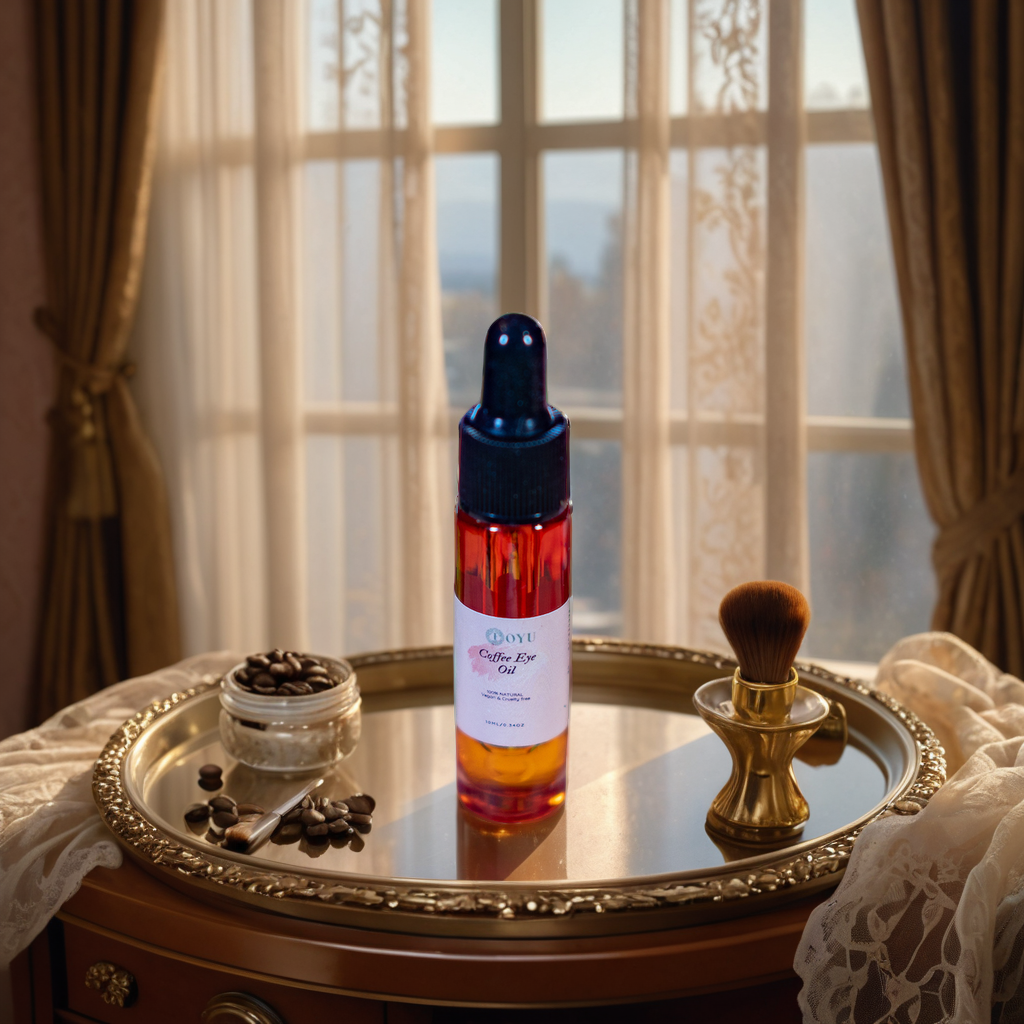 Organic Coffee Bean Eye Oil by Oyu Botanica – Lightweight, Hydrating, Puffiness Reducer