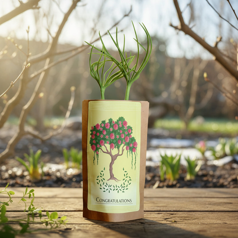 Congratulations Flowering Tree-0