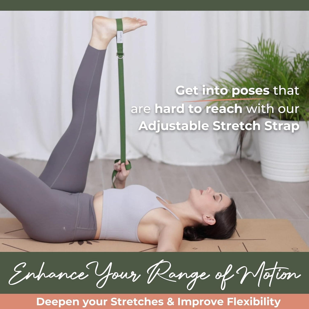 Ultimate Cork Yoga Essentials Kit – Mat, Blocks, Carry Strap