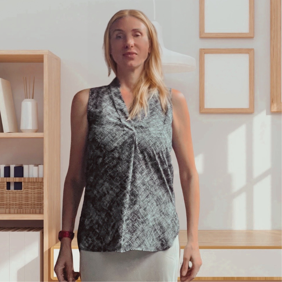 Banana Republic V-Neck High Low Blouse