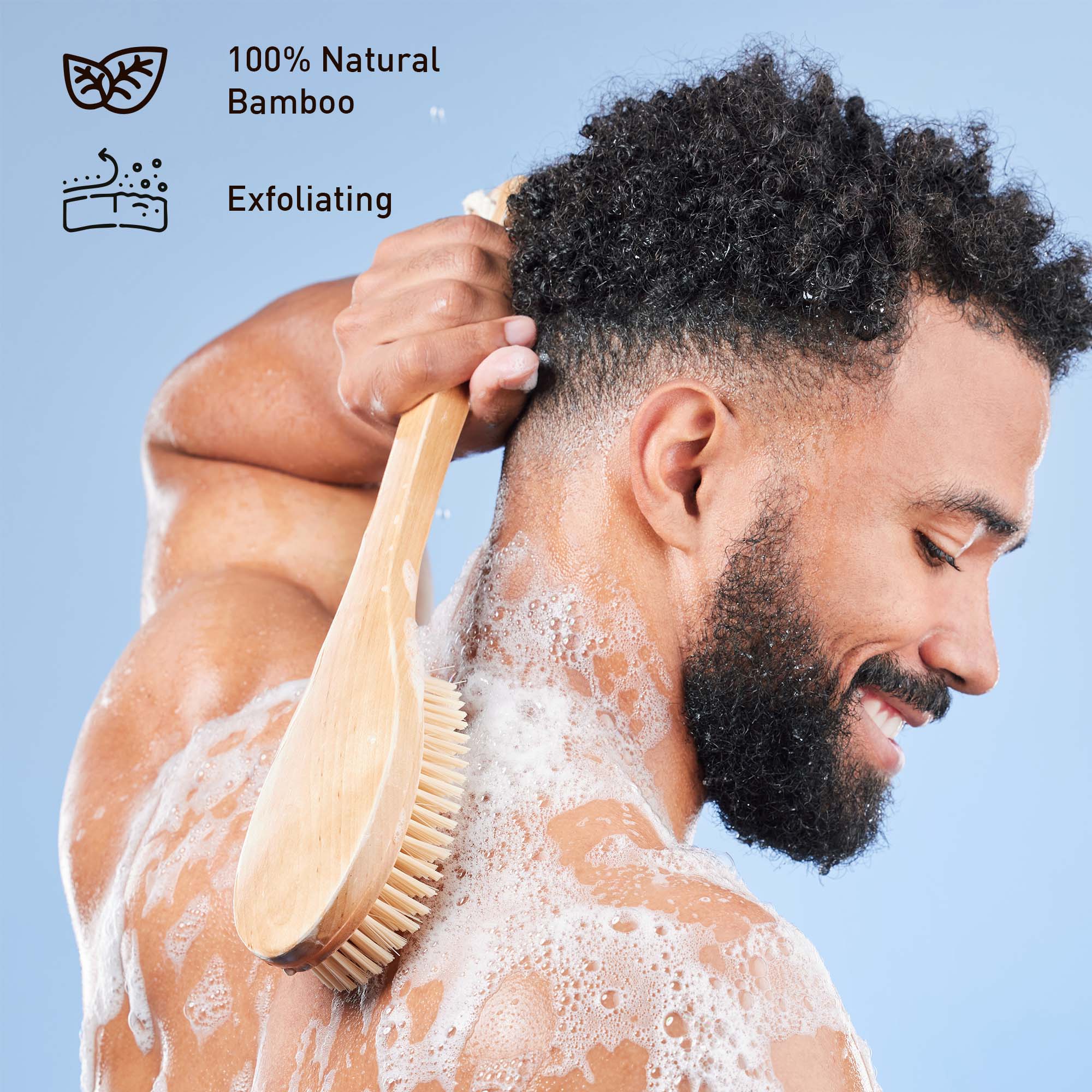 Pursonic Deep Exfoliation and Massage Brush Set – 4 Pieces