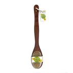 Bath Body Brush With Long Bamboo Handle
