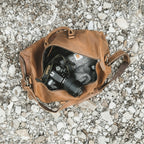 The Dagny Weekender | Large Leather Duffle Bag-3