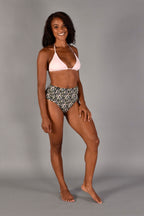 Dannie String Bikini Top in Sugar Pink Rib