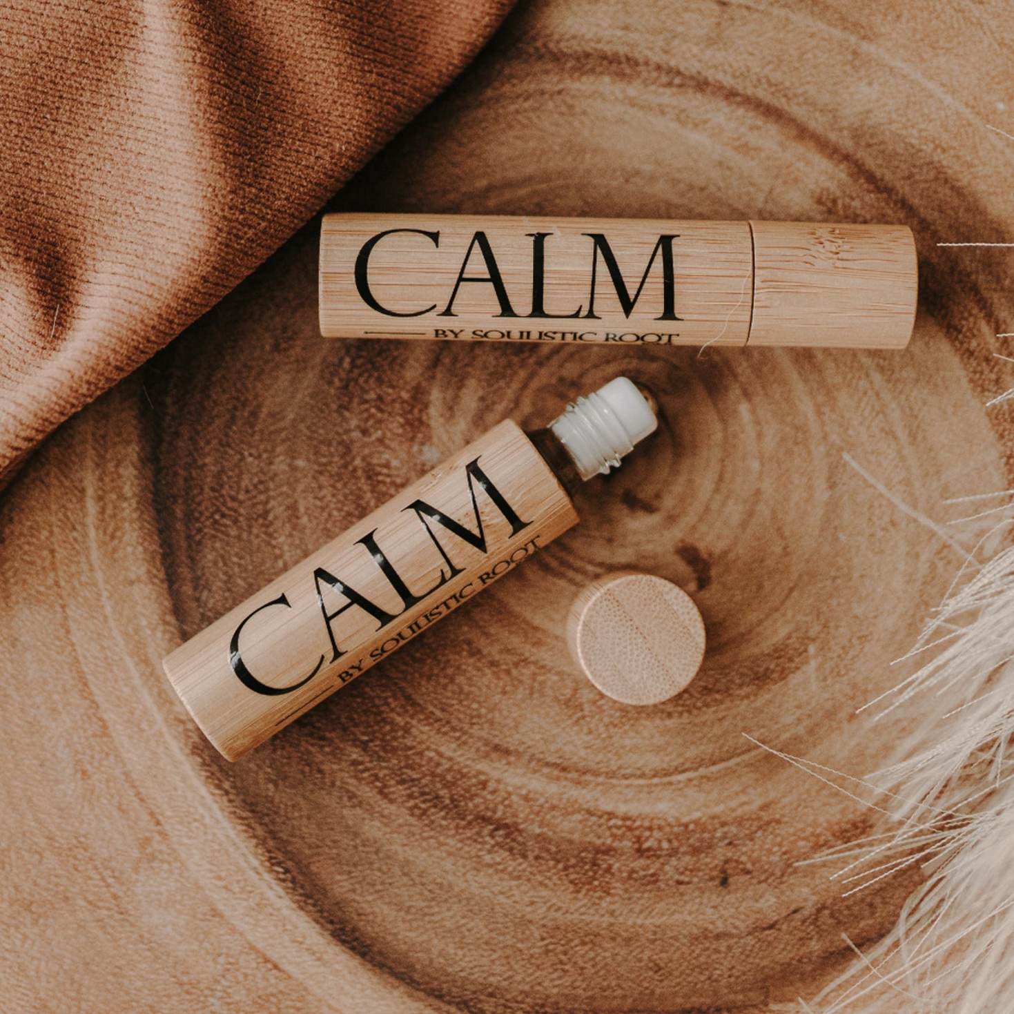 Calm Essential Oil Bamboo Roller
