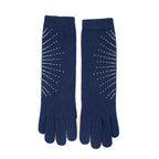 CASHMERE LONG GLOVES WITH STONES-1
