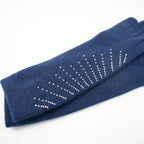 CASHMERE LONG GLOVES WITH STONES-3