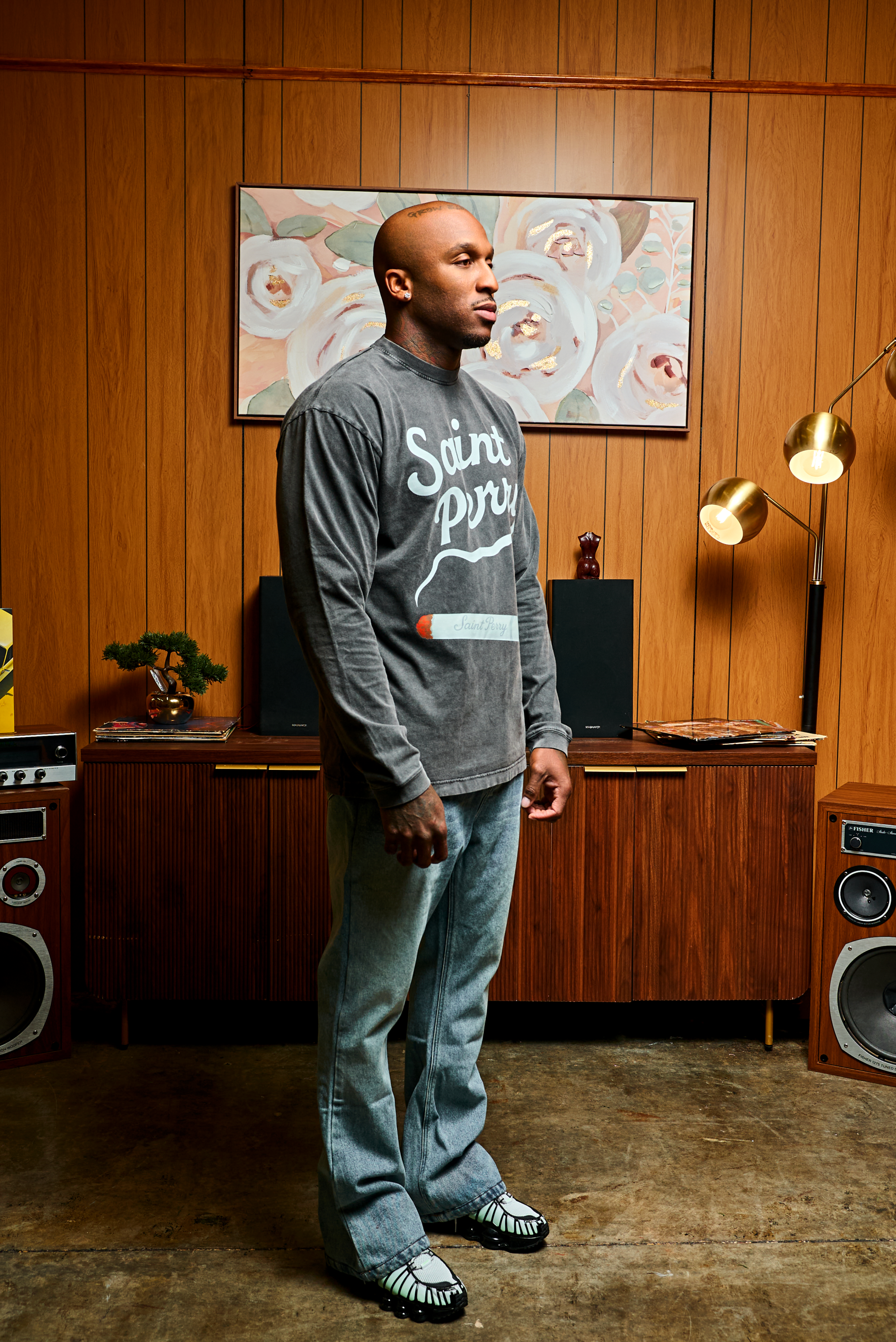 THE WEIGHT OF WHISPERED LEGENDS LONG-SLEEVE - BLACK