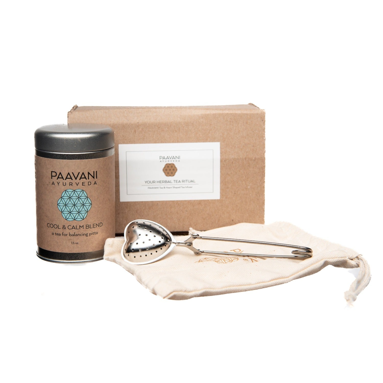 Your Herbal Tea Ritual | Organic Loose-Leaf Tea & Heart Infuser-1
