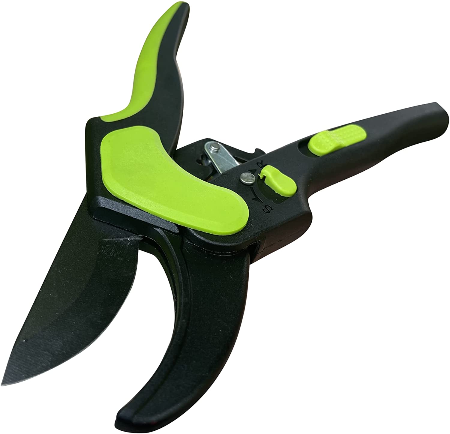 2-in-1 Ratchet Pruning Garden Shears Clippers