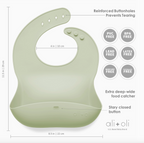 Silicone Baby Bib Blush