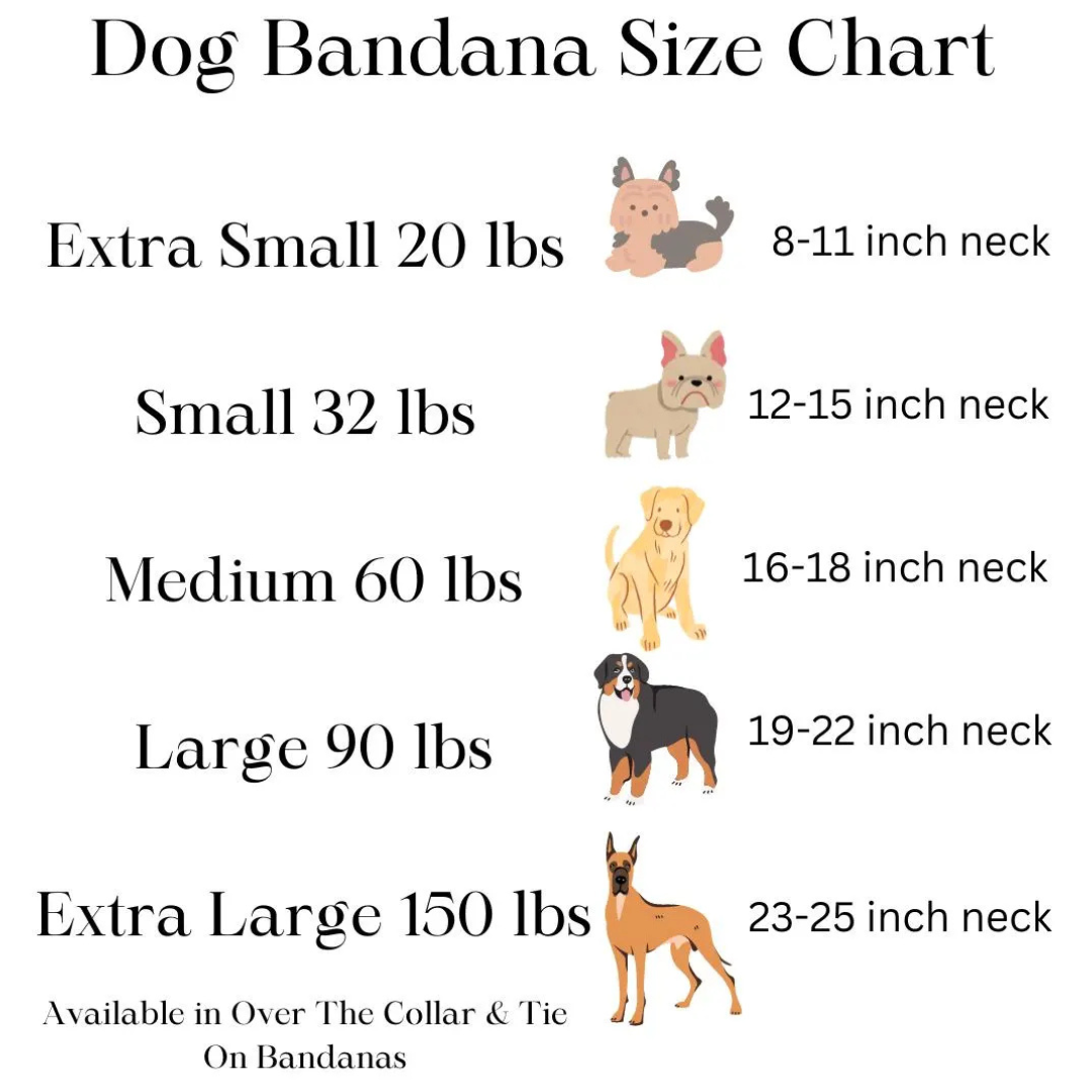 Fall Leaves Dog Bandana – Personalization Available!