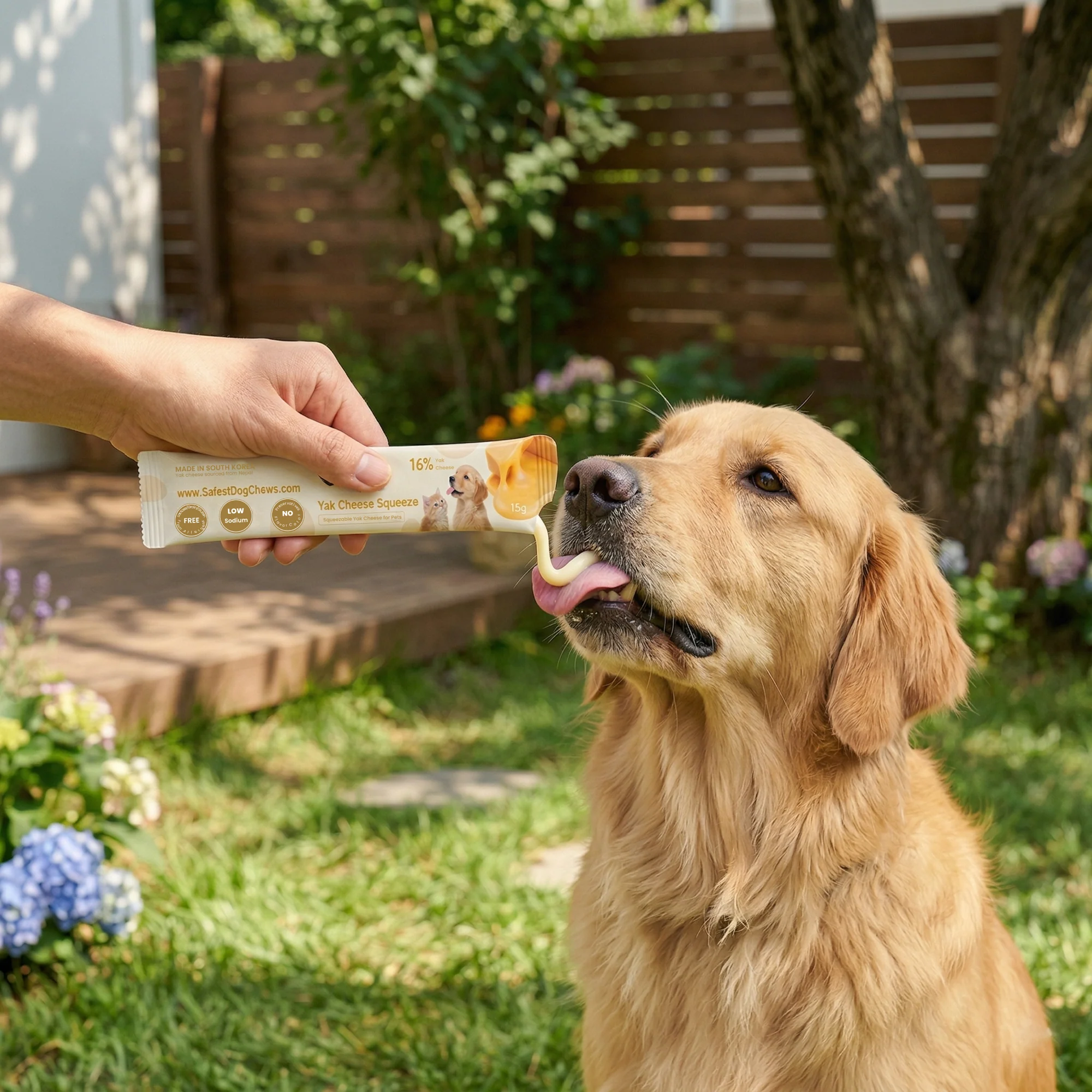 Yak Cheese Squeeze — Natural Meal Topper + Training Treat for Dogs