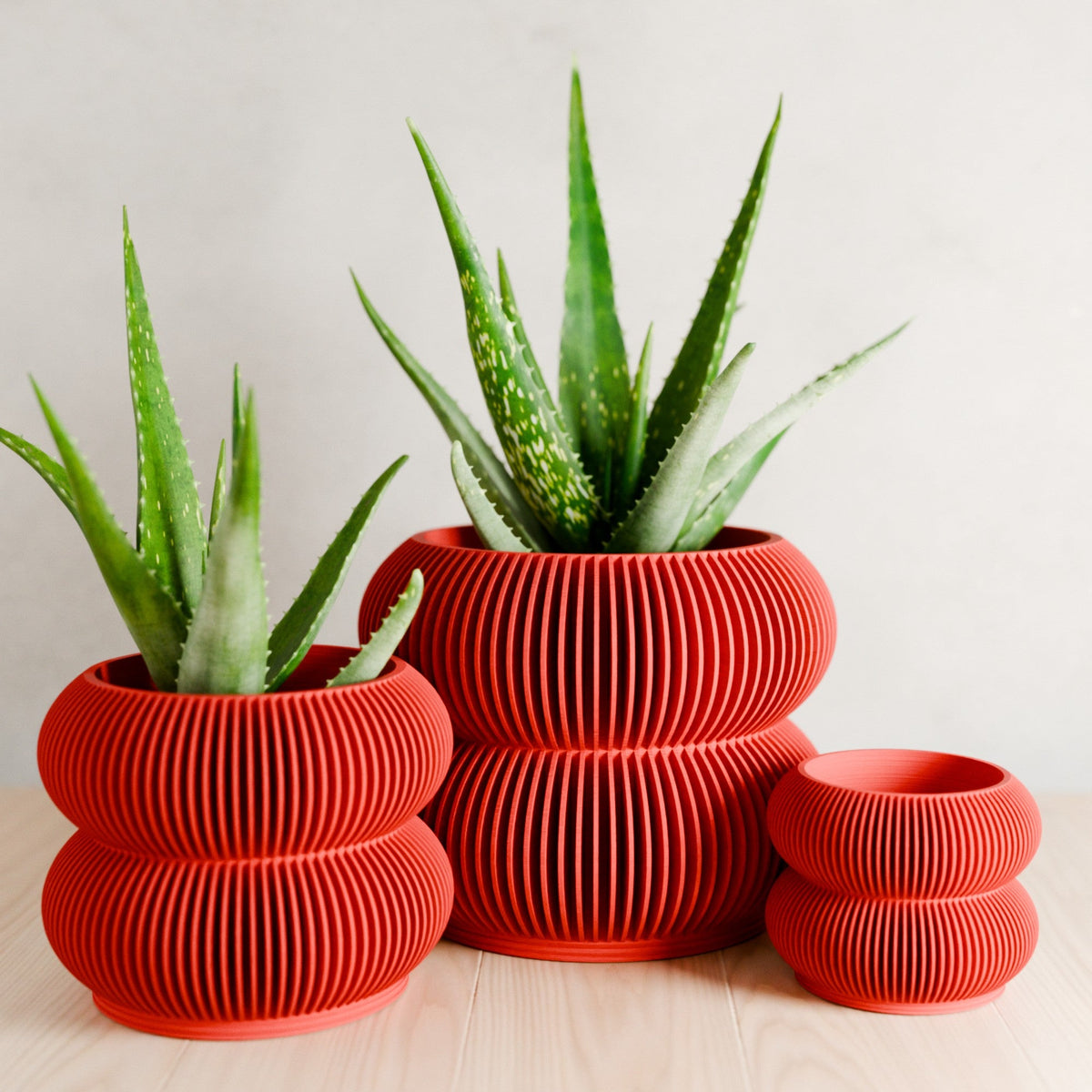 Double BUBBLES Planter | RED-0