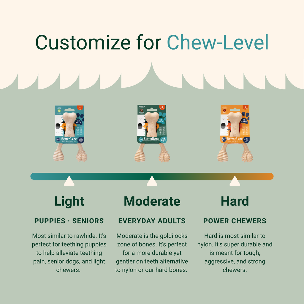 The SMALL WISHBONE BetterBone Plant-Based Chew Toy