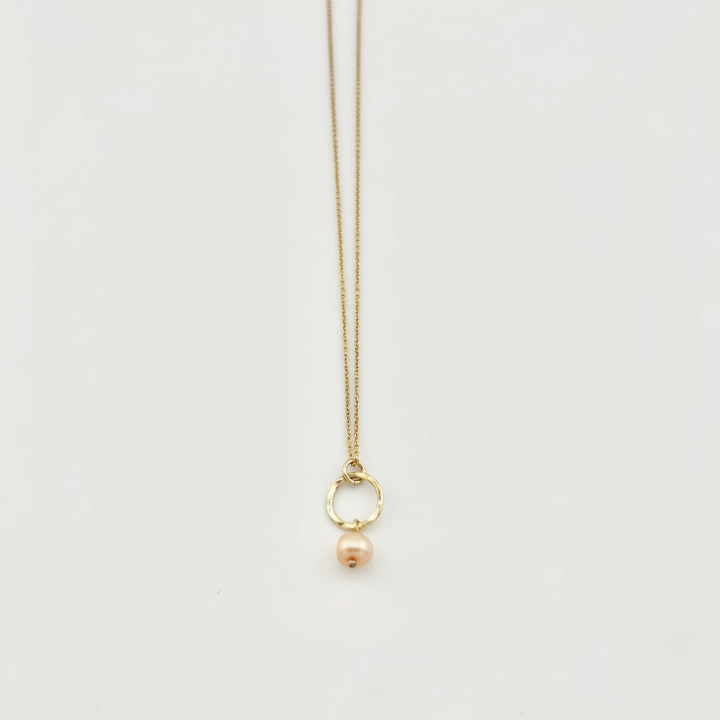 Mermaid Pearl Drop Charm Necklace-8
