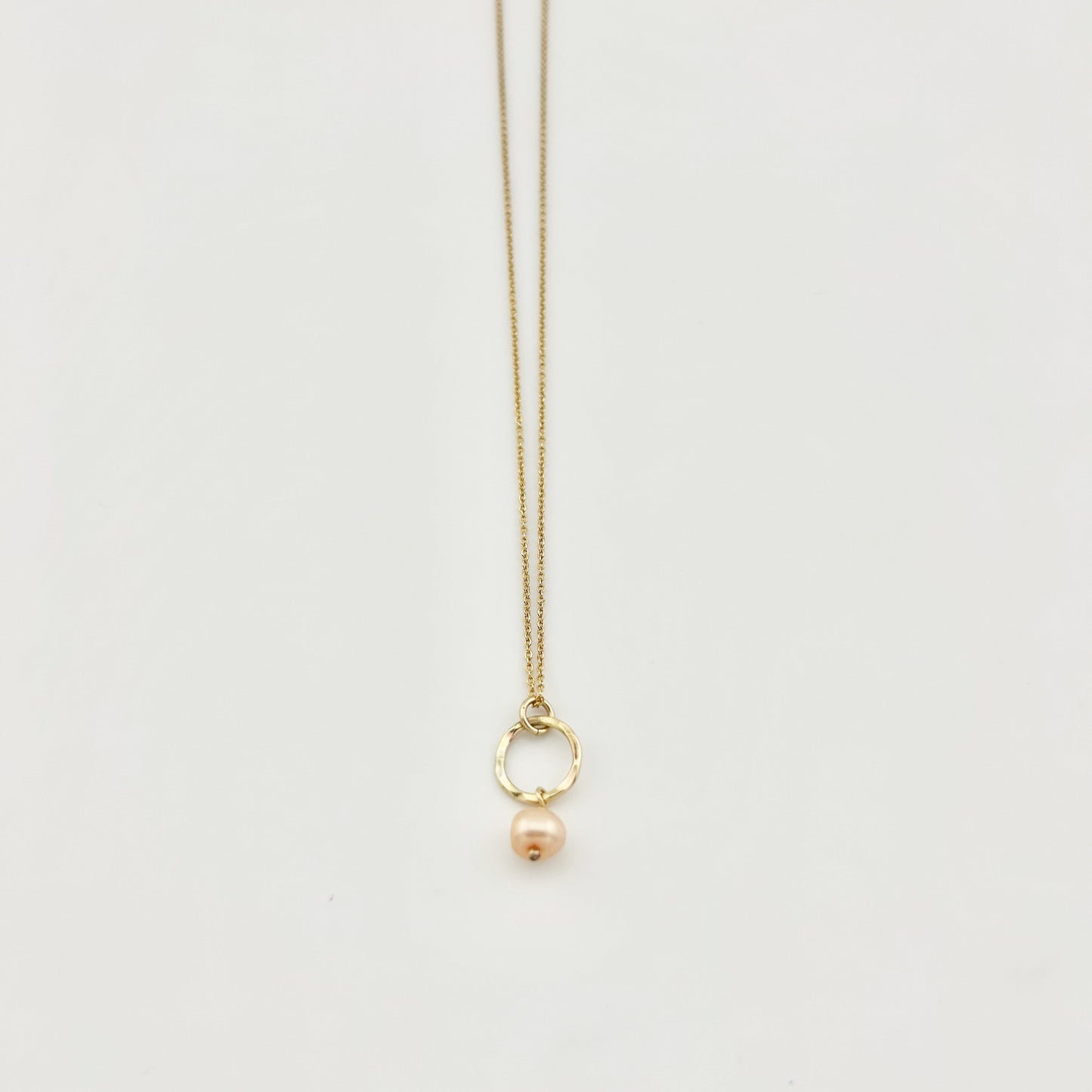 Mermaid Pearl Drop Charm Necklace-8