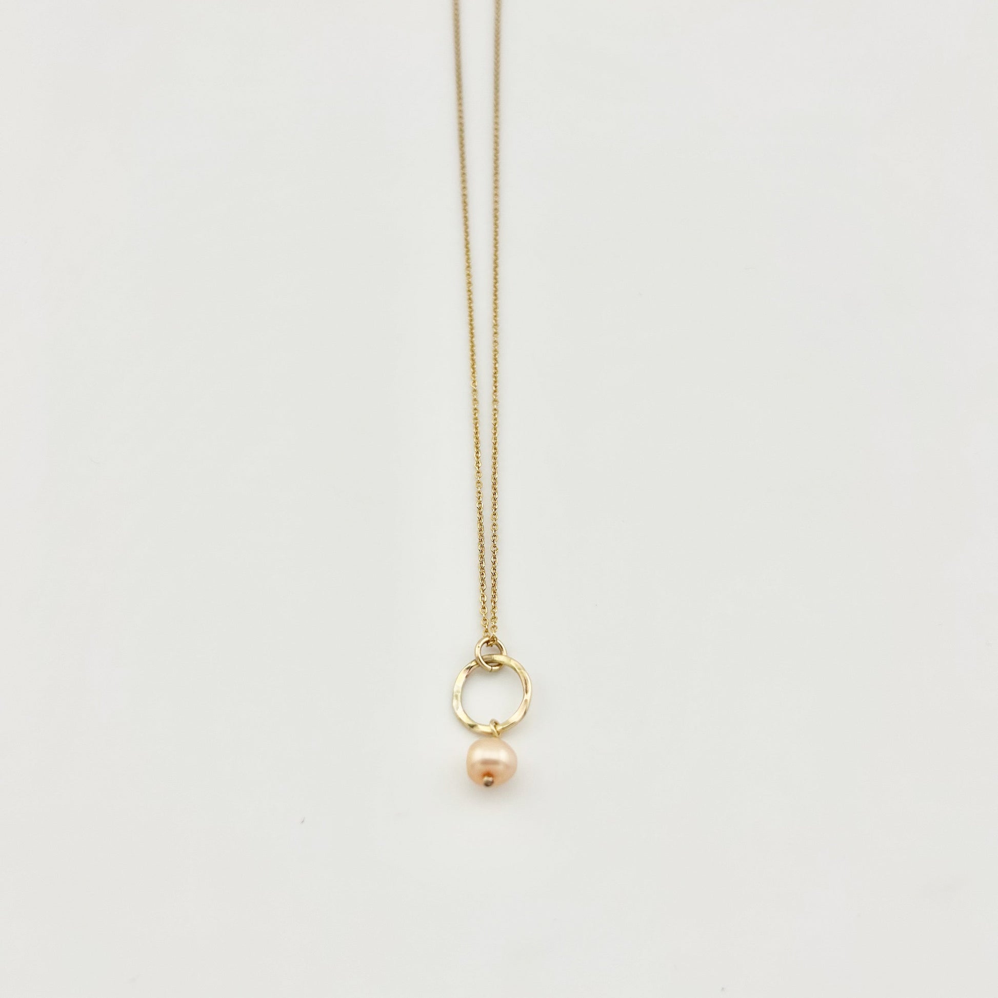 Mermaid Pearl Drop Charm Necklace-8