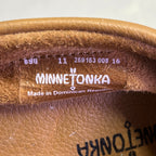 MINNETONKA Genuine Pre-Owned Moosehide Classic – Size Men's 11 – Natural/Brown