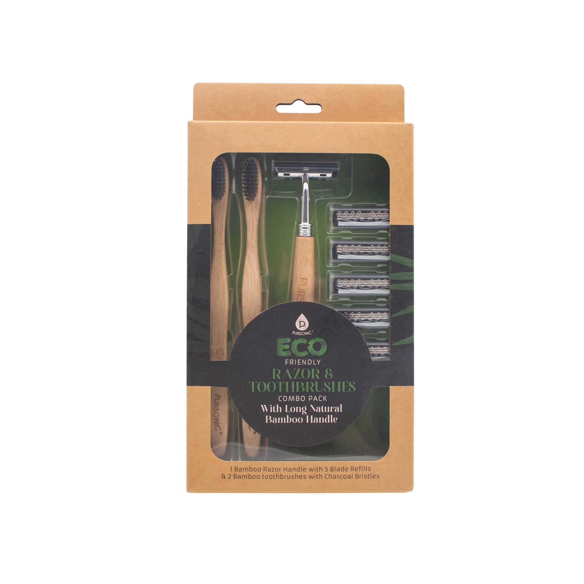 Eco Friendly Razor & Toothbrushes Combo Pack-2