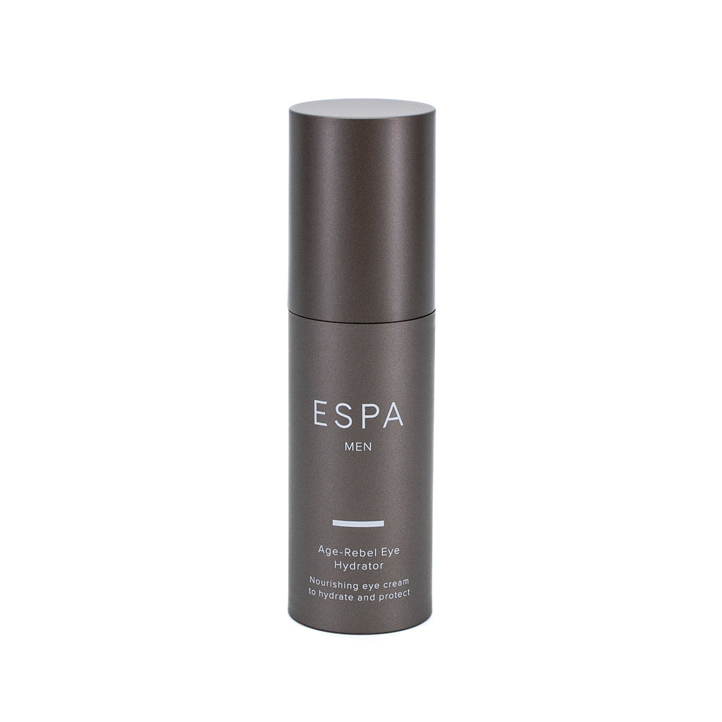 ESPÓA Men's skincare bottle on a white background