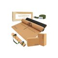 Ultimate Cork Yoga Essentials Kit – Mat, Blocks, Carry Strap