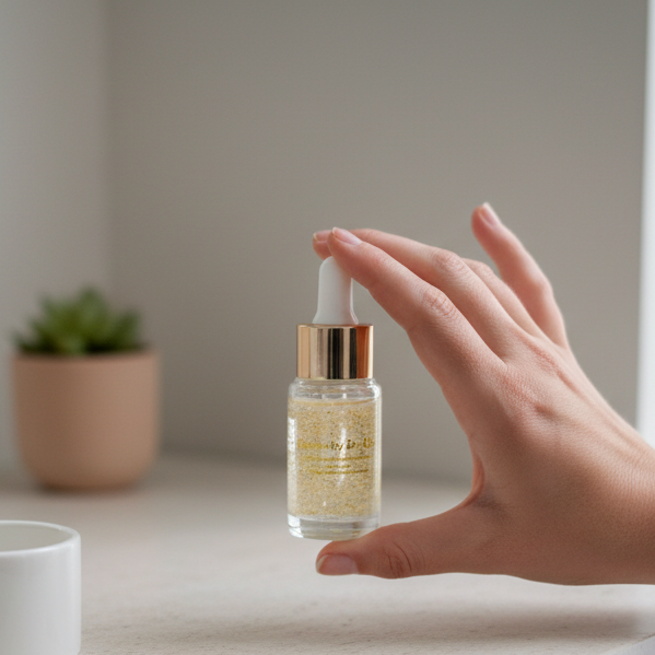 24K Gold Radiance Concentrate Serum – Vegan, Gluten-Free Hydrating & Illuminating Formula