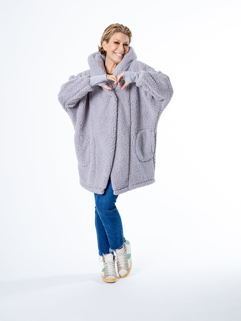Classic Heart Sherpa Lounger Jacket
