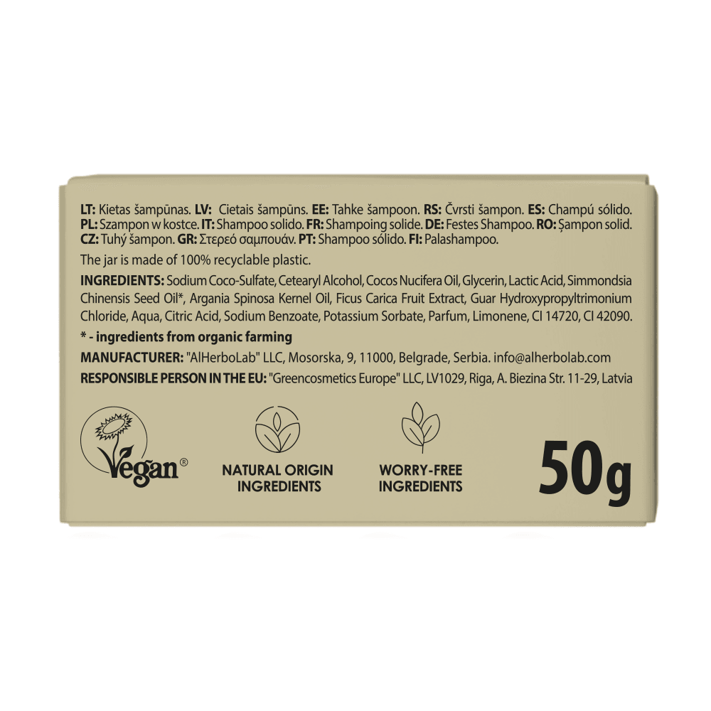 Mimi Organic Shampoo Bar – 50 g