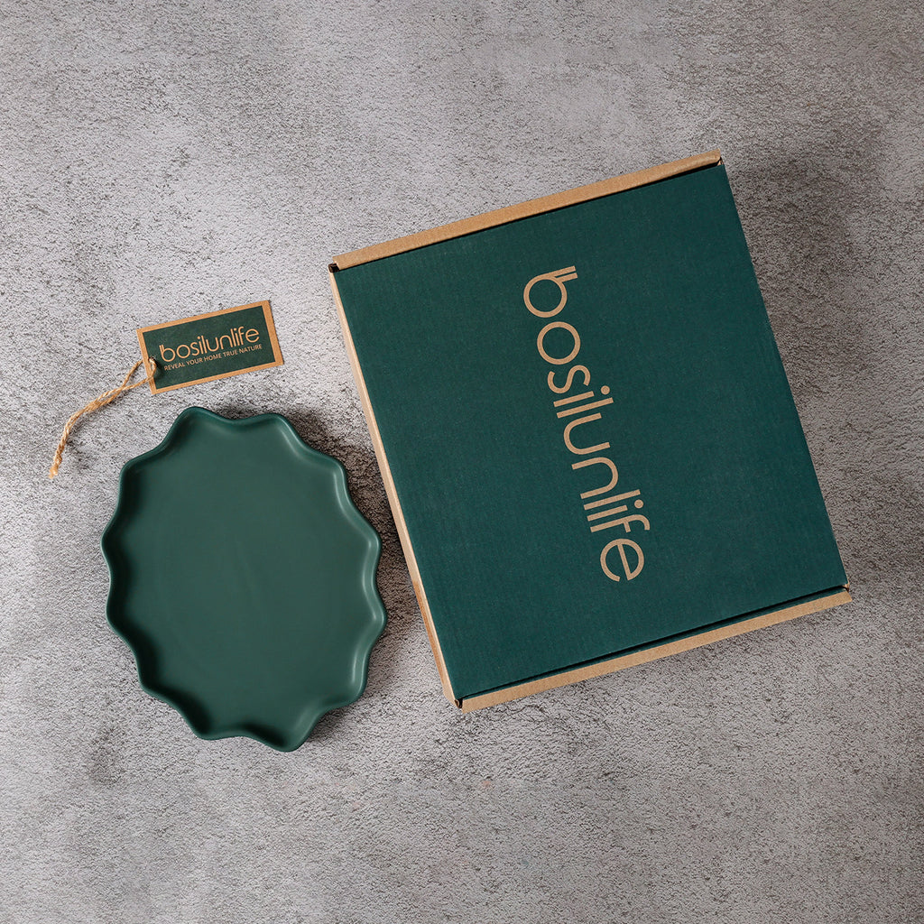 The Bring Nature Inside Dinner Plate Recycled Eco-Clay 4-Piece Set