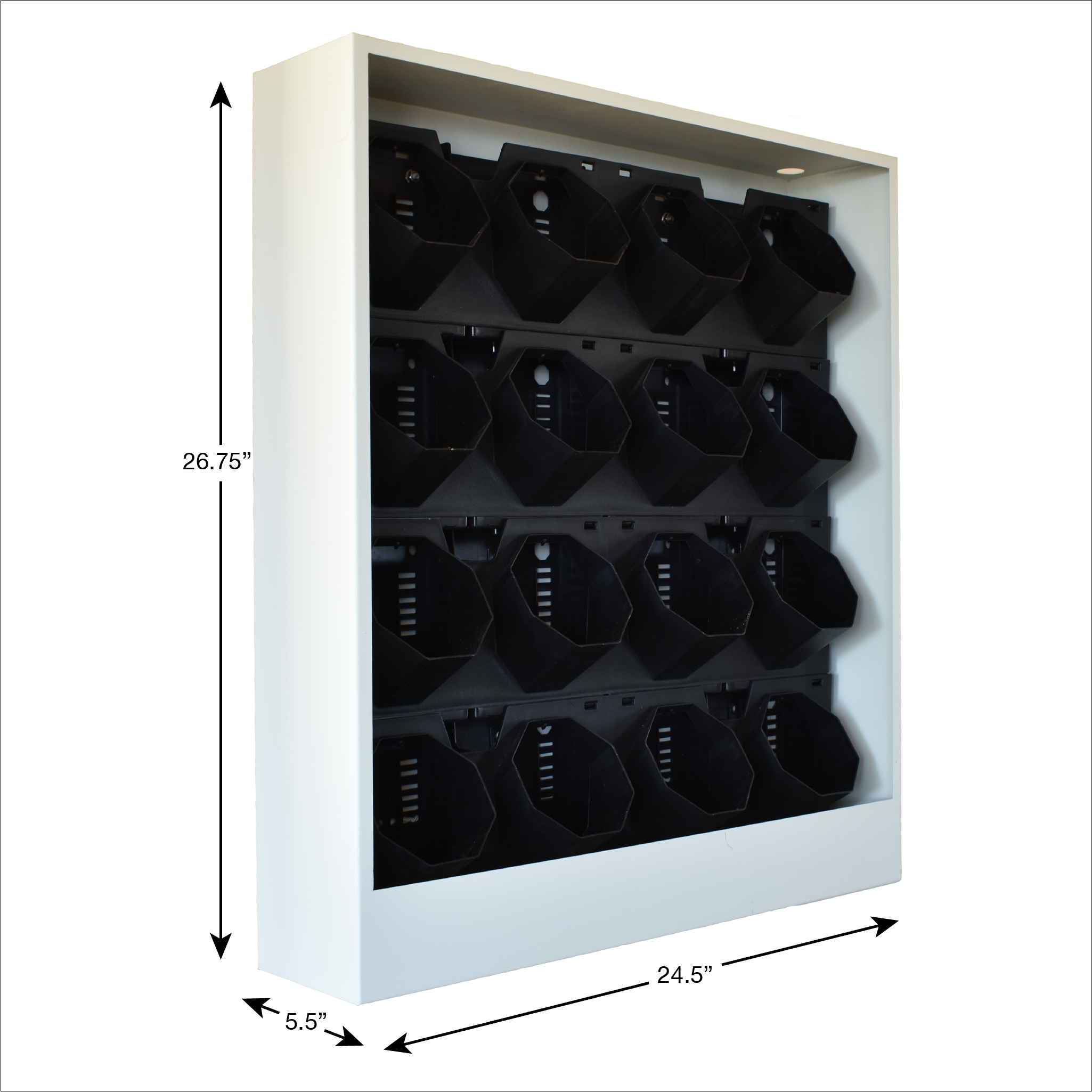 Vertical Plant Wall Planter – 25"