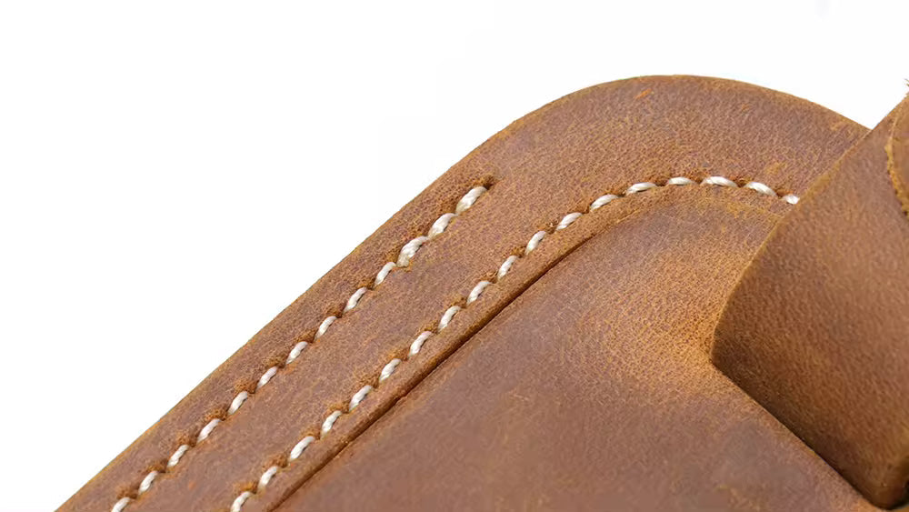 Full Grain Leather Luggage Tag-3