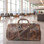 The Dagny Weekender Large Leather Duffle Bag