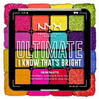 NYX Professional Makeup Ultimate Eyeshadow Palette Bright 0.32 oz - Imperfect Container