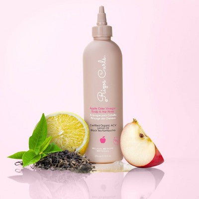 The Rizos CURLS Apple Cider Vinegar Scalp + Hair Rinse – 10 fl Oz