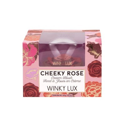 Winky Lux Cheeky Rose Blush - Crown - 0.17oz: Cream Formula, Radiant Finish, Paraben & Gluten-Free, Vegan Blush