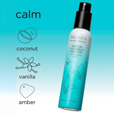 Pacifica Indian Coconut Nectar Hair and Body Mist – 5 fl Oz
