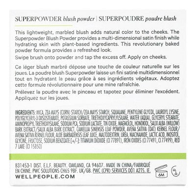 Well People Superpowder Blush – Sweet Persimmon – 0.17 Oz